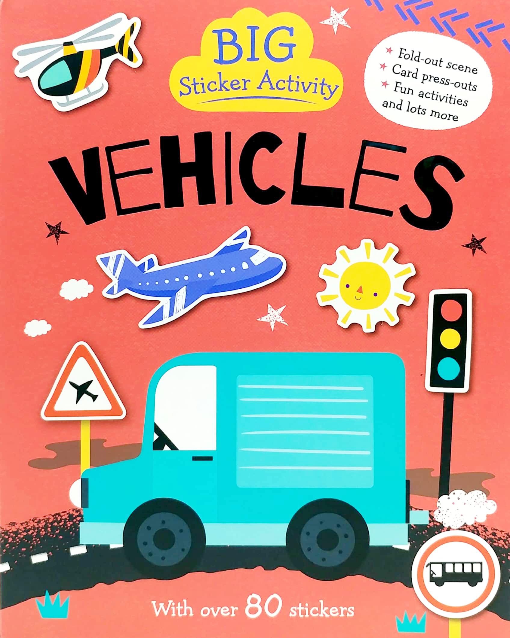 Big Sticker Activity - Vehicles