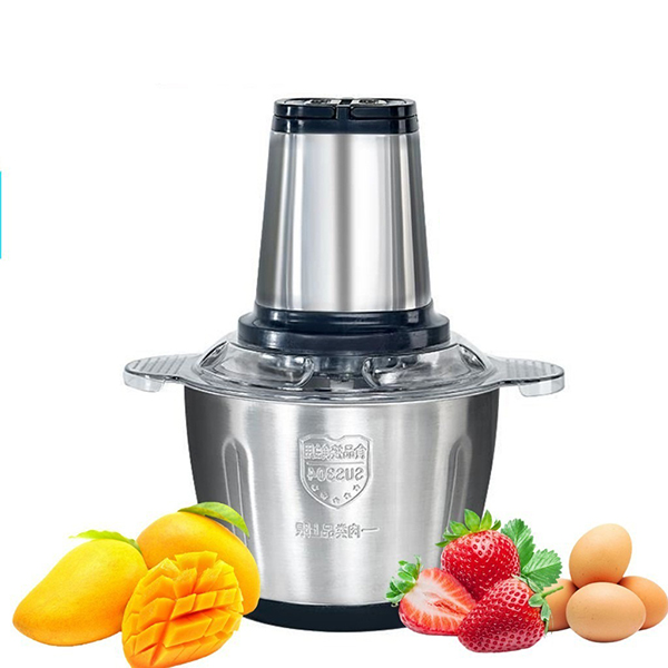 MÁY XAY THỊT ĐA NĂNG HÀNG CHÍNH HÃNG CỐI INOX 304 4 LƯỠI ĐA NĂNG, CÔNG SUẤT 250W- XAY THỊT, XAY TỎI ỚT