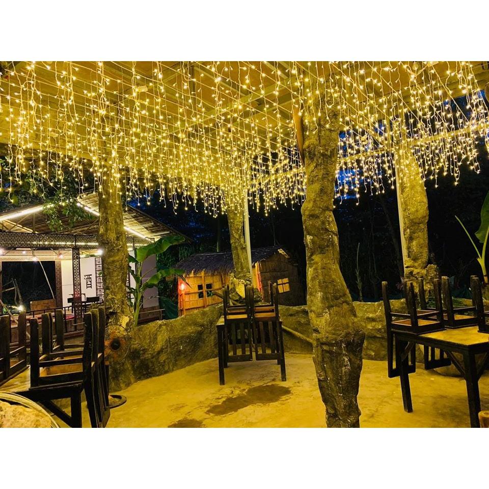 Đèn Led Thả Mành Cao Cấp 12m 60 Sợi Thả