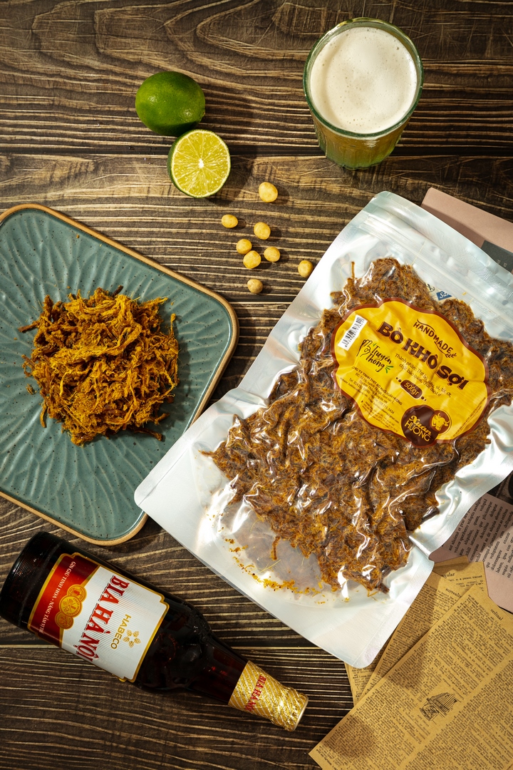 Bò Khô Sợi XUÂN HƯƠNG vị truyền thống thơm ngon 500g