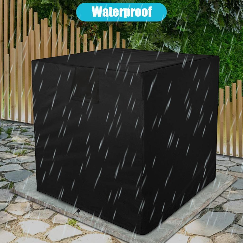2 x Window Air Conditioner Covers Heavy Duty for Outdoor Protection