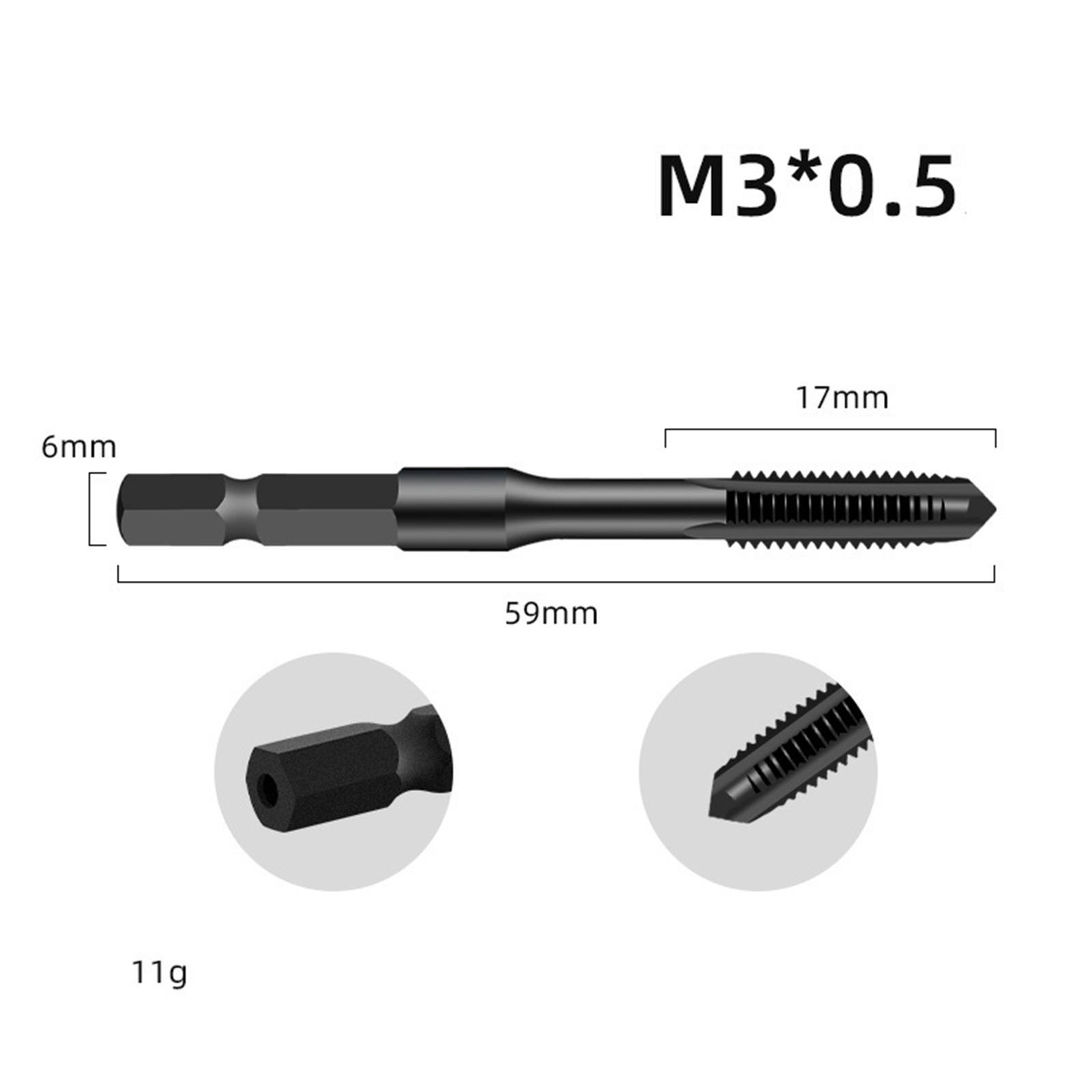 Machine Screw Plug Tap High Hardness Hand Screw Drill Bits