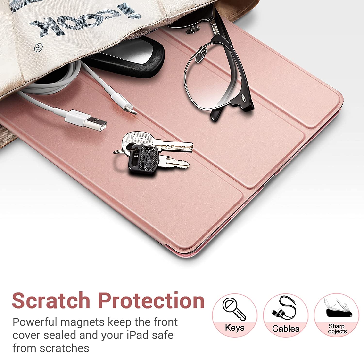 Bao da dành cho iPad Gen 9 10.2 inch 2021 ESR Rebound Slim Smart Case - Hàng Nhập Khẩu