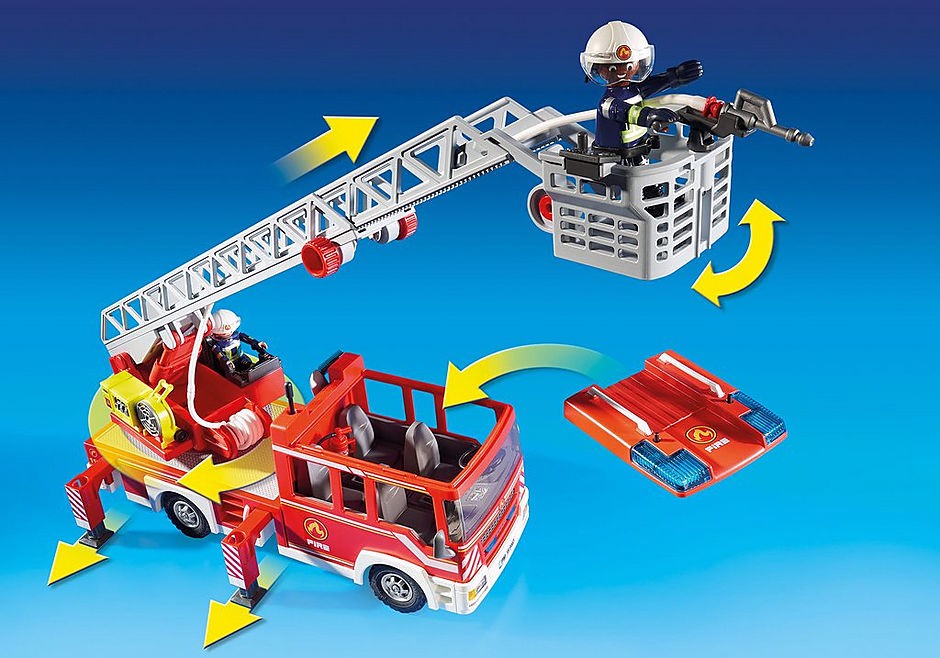 Đồ chơi nhập vai Playmobil XE THANG CỨU HỎA