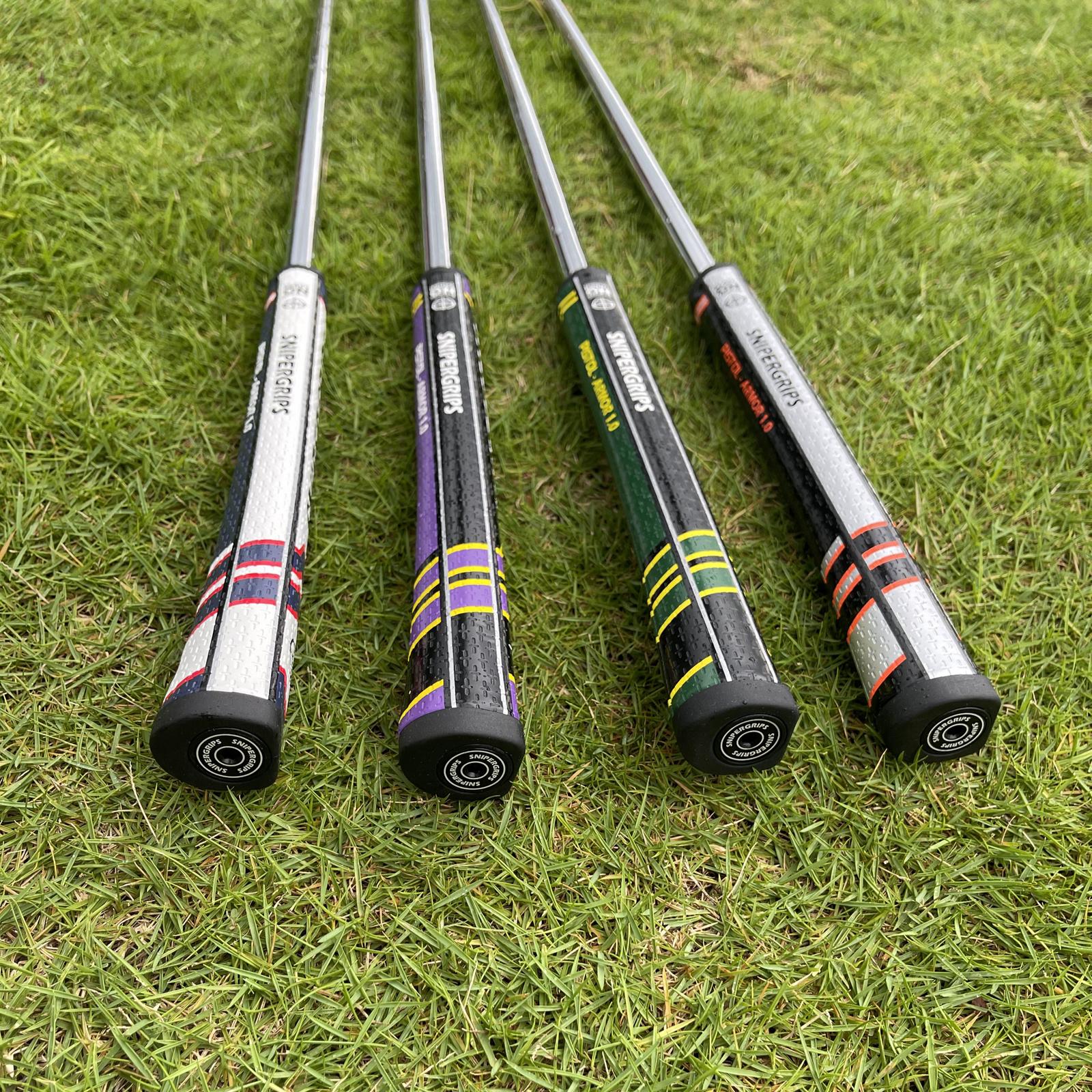 Golf Golf mới Golf Grips Chất liệu PU Vật liệu mềm cảm giác súng lục Aromor Grips Grips 1.0 /2.0 Kích thước Súng lục Reaper Golf Club Grips Color: BlackPurple 2.0