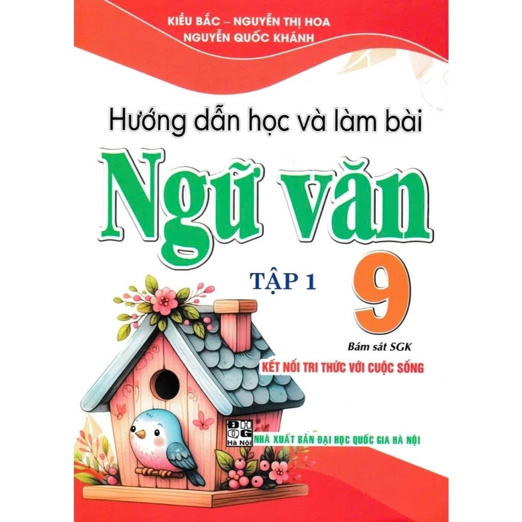 Sách - Combo Hướng Dẫn Học Ngữ Văn 9 + Hướng Dẫn Học Và Phương Pháp Giải Toán 9 (Bám Sát SGK Kết Nối) (Bộ 4 Cuốn) - HA