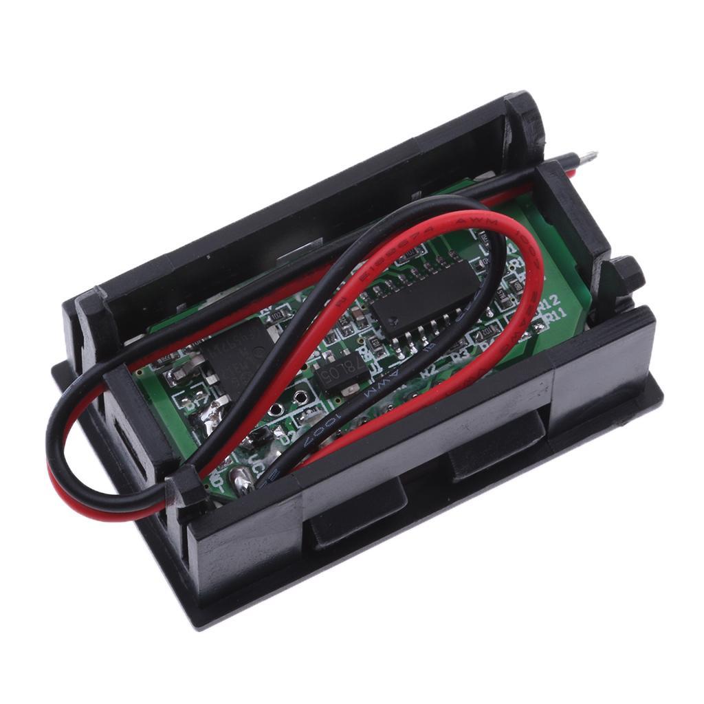 2x LCD Voltage Indicator Digital Voltmeter Acid Battery Capacity 60V
