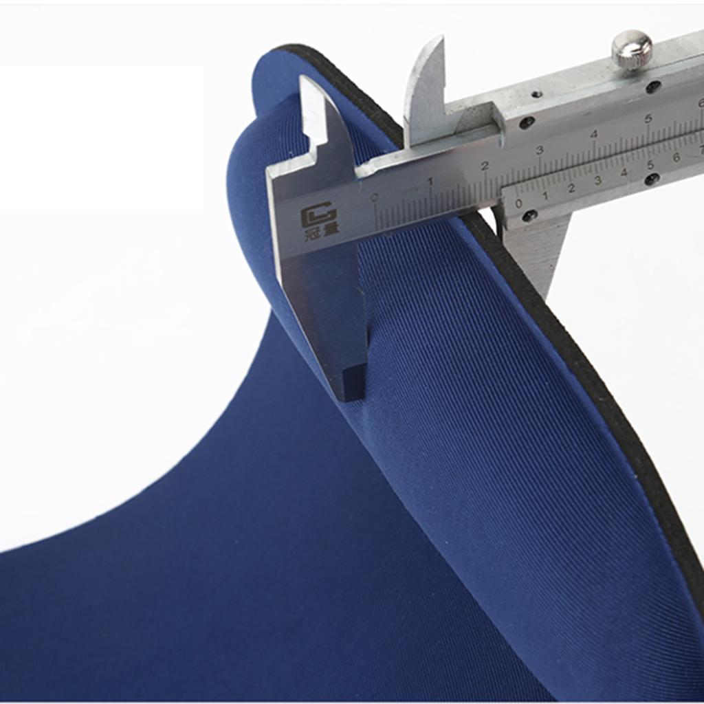 Ergonomic Mouse Pad With Wrist Gel Support For Laptop Non-slip Rubber Blue