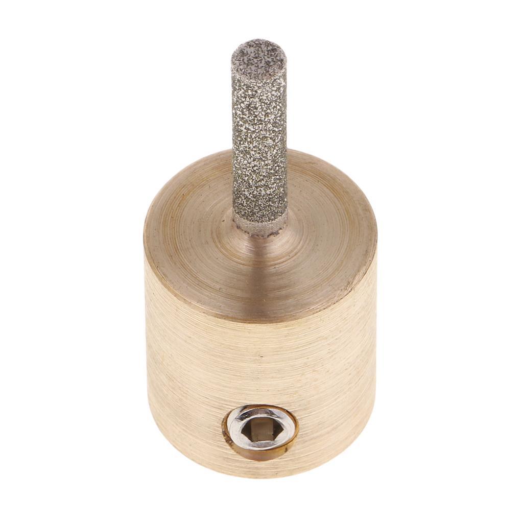 2 Piece Assorted Size Metal Diamond Stained Glass Grinder Head Bit for All Grinders