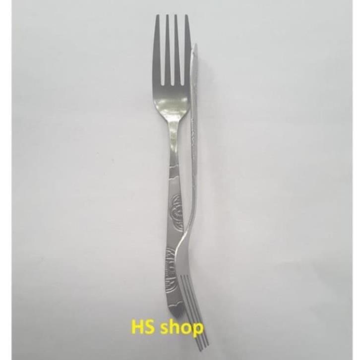 Combo 05 Dĩa inox cao cấp dài 17cm - Bền, đẹp, cứng cáp, lịch sự - HS Shop Thủ Đức