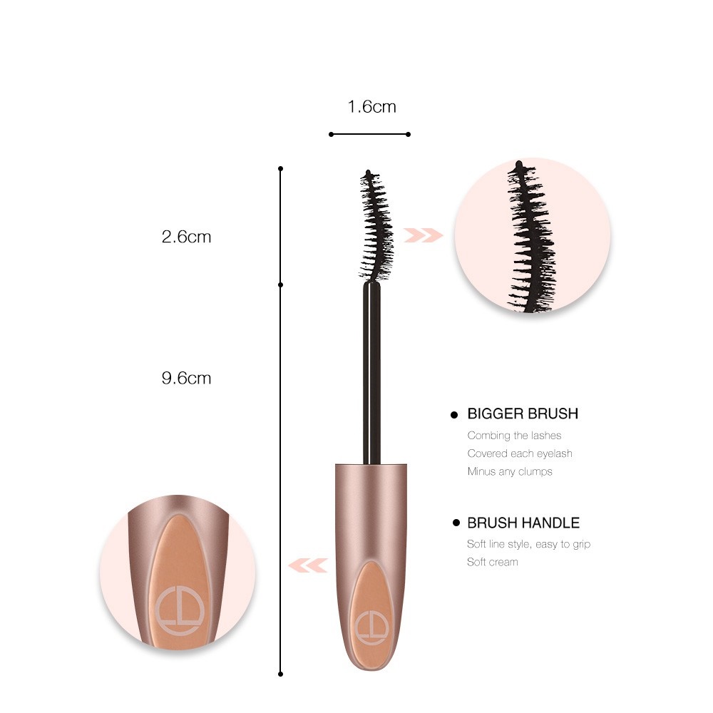 Mascara mắt  O.TWO.O phối sợi lụa 3D kháng nước lâu trôi kiểu dáng tiện dụng 27g