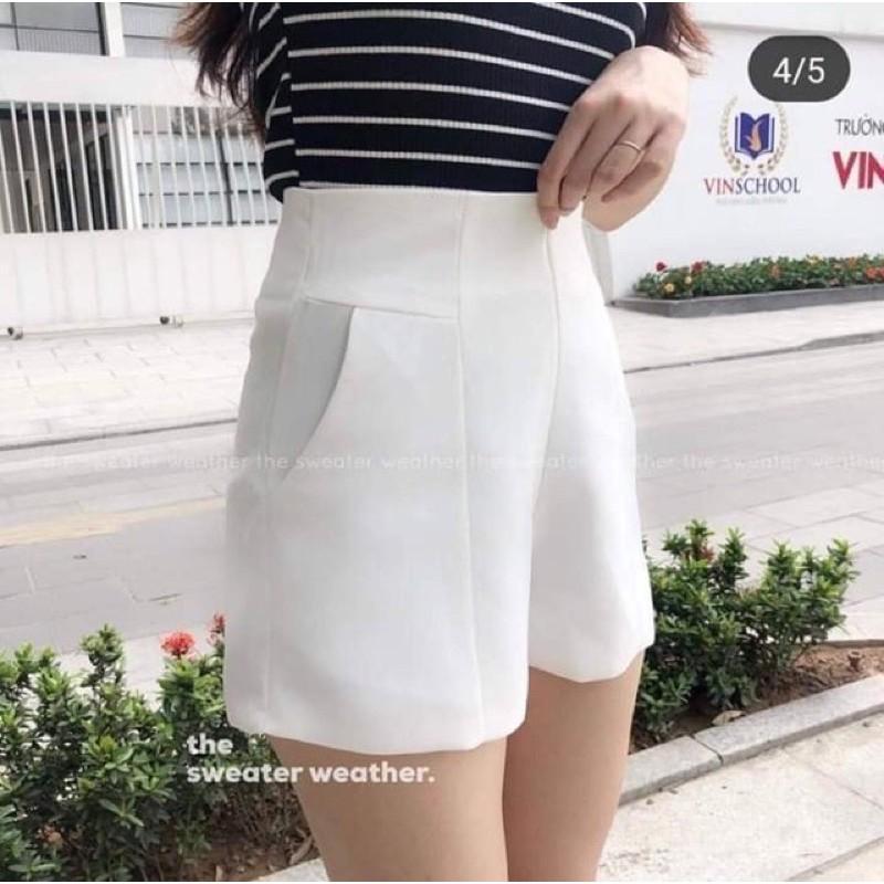 Quần shorts cạp cao form đẹp