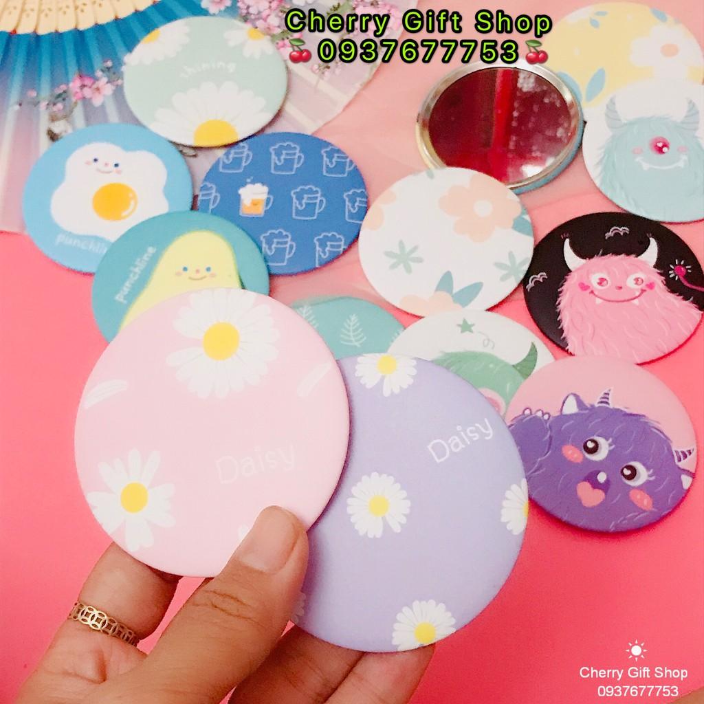 Gương Trang Điểm Cầm Tay mini Dễ Thương Cute Ảnh Thật Shop Chụp