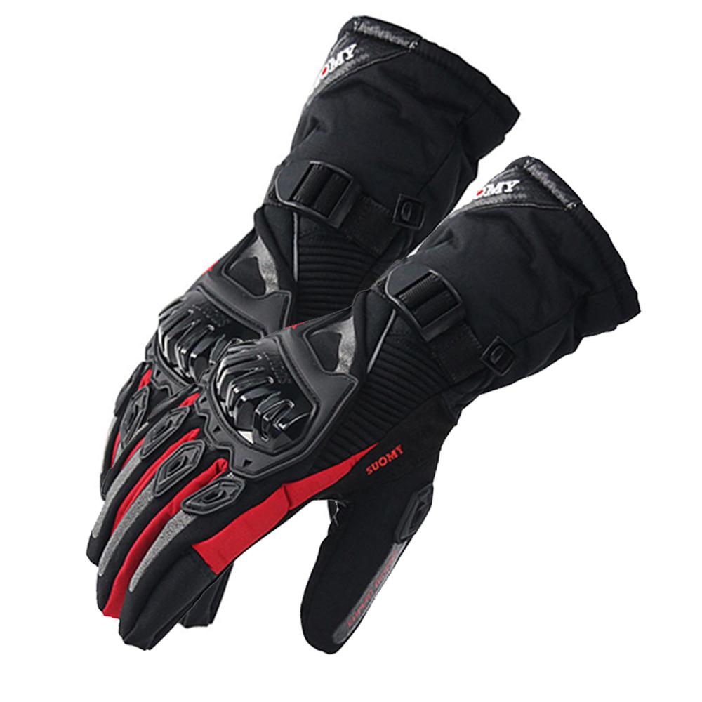 Winter Motorcycle Gloves for Men Women Windproof & Waterproof Thermal Touchscreen Gloves Cold Weather Racing Gloves for Cycling Riding Hiking Skating