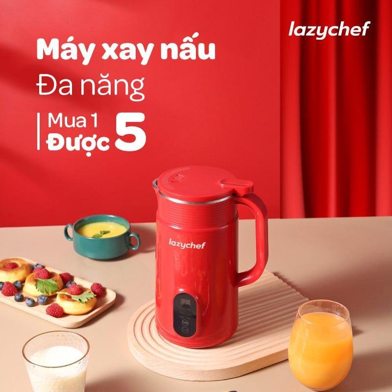 Máy Xay Nấu Đa Năng 5 Chức Năng, Máy Xay Sữa Hạt, Nấu Sữa Đậu Nành, Nấu Soup, Nấu Smoothie- Hàng chính hãng