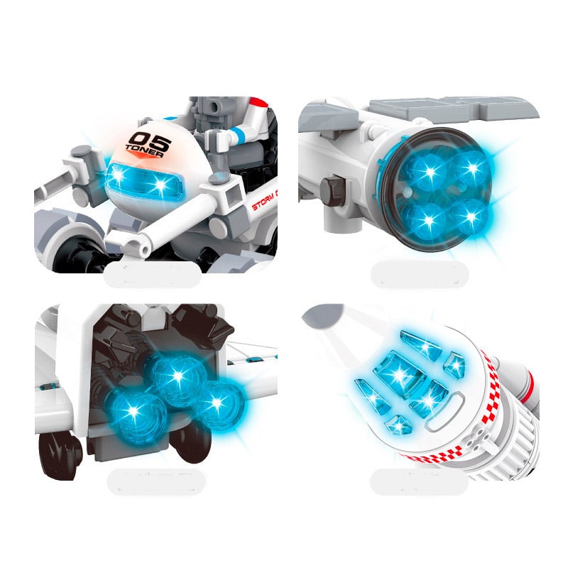 QUÀ TẶNG ĐỒ CHƠI CHO BÉ TRAI | BỘ LẮP RÁP STEM TRƯNG BÀY 4 MẪU DU HÀNH VŨ TRỤ | 4 IN 1 SPACE MODEL ASSEMBLY SERIES