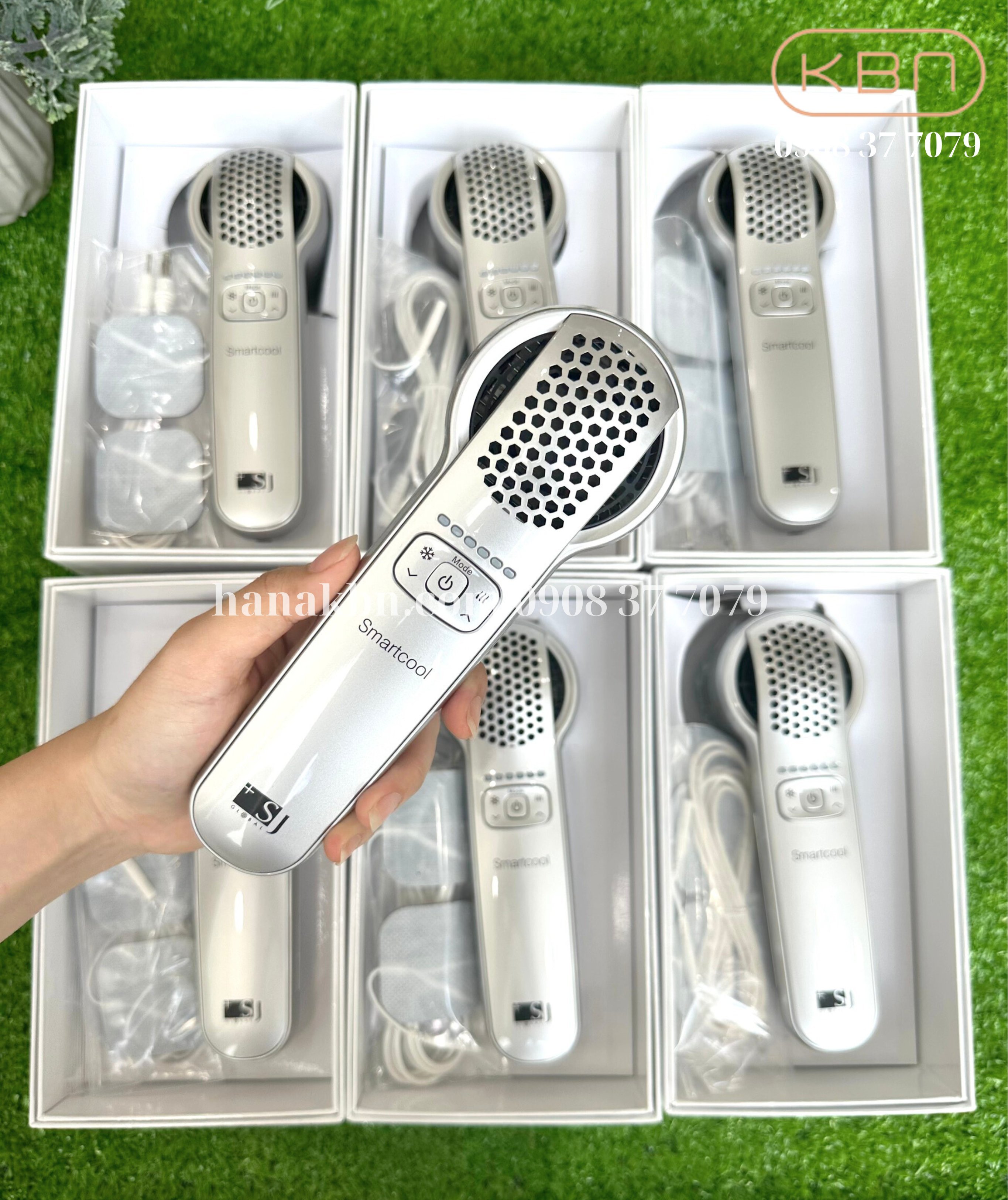 Máy Điện Di Tinh Chất Nóng Lạnh Smart Cool Hàn Quốc, Máy Massage Nâng cơ Mặt, Chăm Sóc Da - Chính hãng, bảo hành, bao đổi trả
