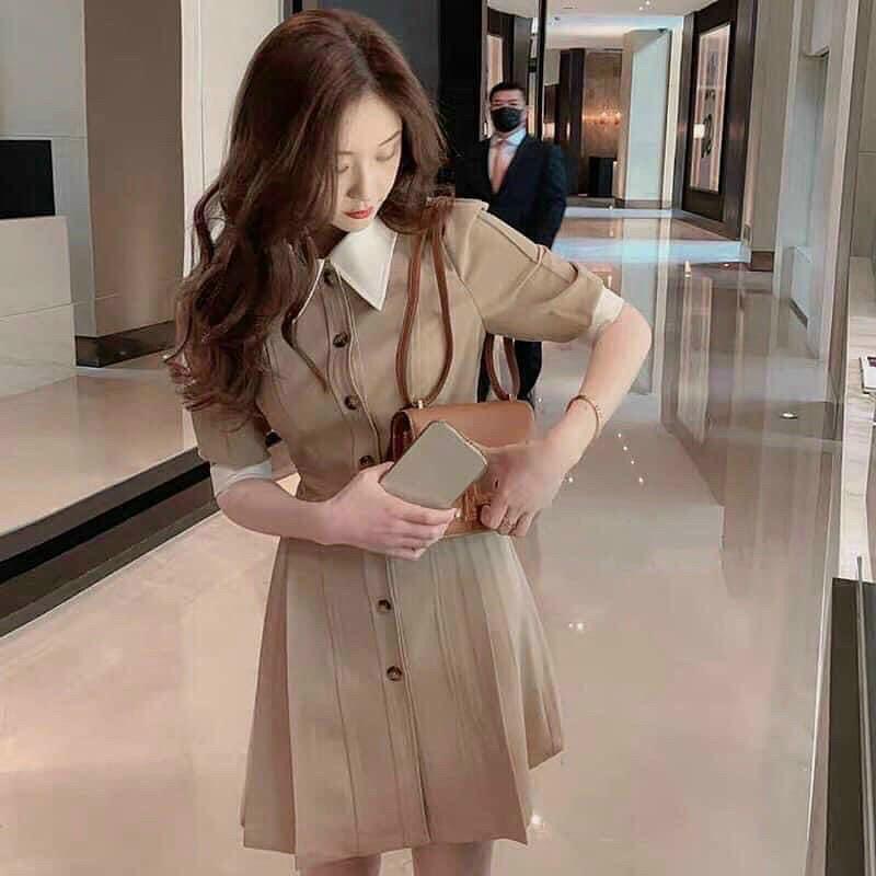 ĐẦM SOMI PHỐI MÀU XINH 10642