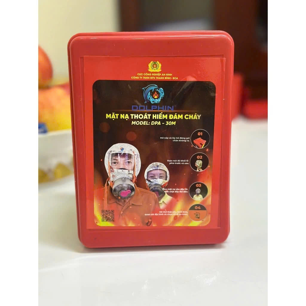 Mặt Nạ Phòng Khói Độc DPA-30M (Hàng chính hãng của Bộ Công An)