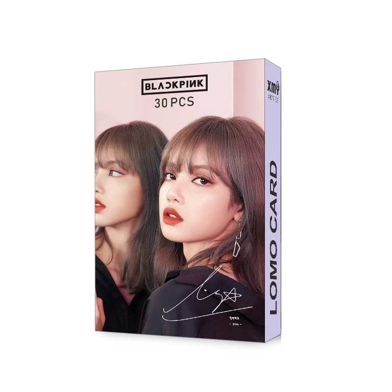 Hộp Lomo card LISA BLACK PINK