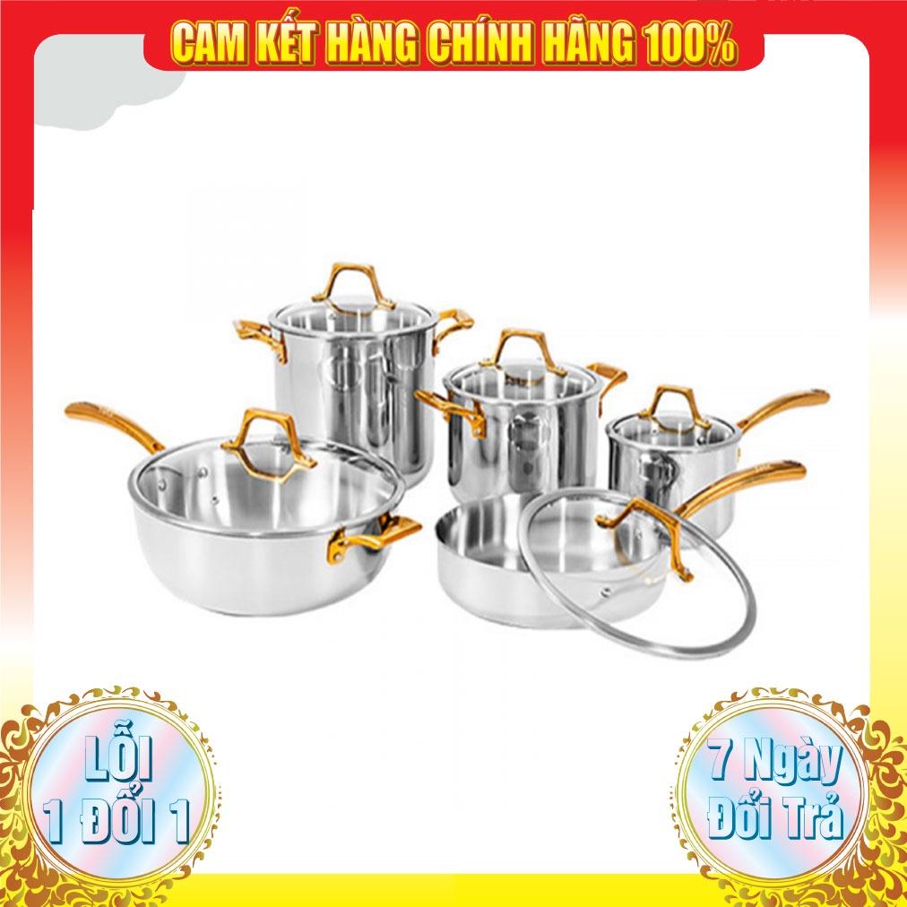 Bộ nồi inox 5 món GOLD05
