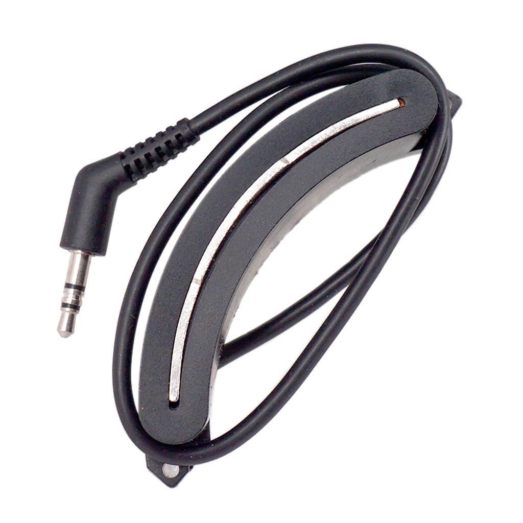 NEW Folk Acoustic Guitar Pickup Soundhole 3.5mm Plug Black for Acoustic