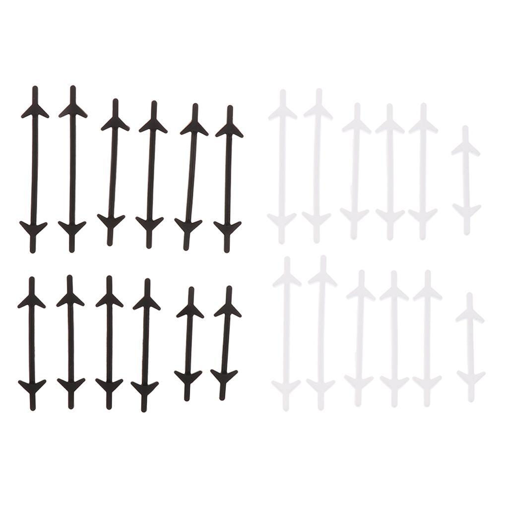 2 Sets Easy No Tie Shoelaces Elastic Shoe Laces for Men Women Dress Shoes