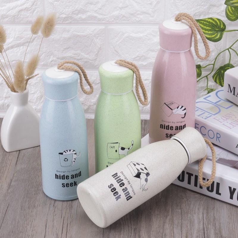 Bình đựng nước thủy tinh lúa mạch