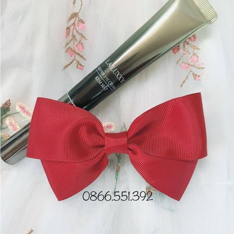 Kẹp tóc nơ gân - cột tóc nơ gân Hàn Quốc dễ thương