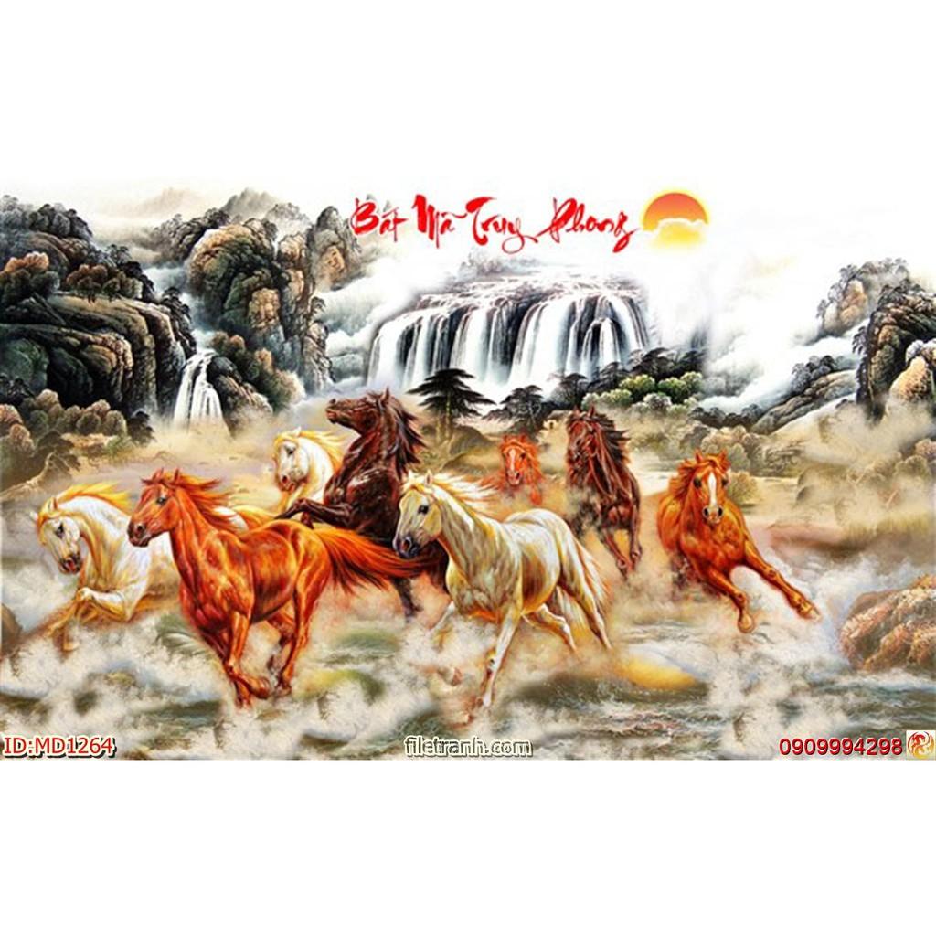 TRANH DÁN TƯỜNG TRANG TRÍ NHÀ CỬA - MÃ ĐÁO THÀNH CÔNG