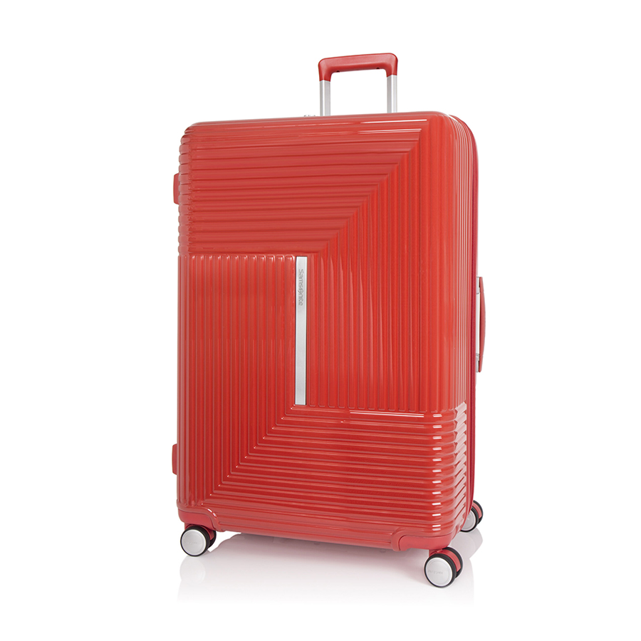 Vali kéo Samsonite TSA APINEX SPINNER:Hệ thống 4 bánh xe đôi xoay 360° với nút chặn Khóa kéo chống trộm Safeplux