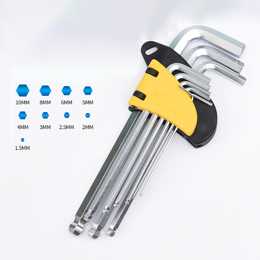 Bộ lục giác 9 món cao cấp chất liệu không gỉ
