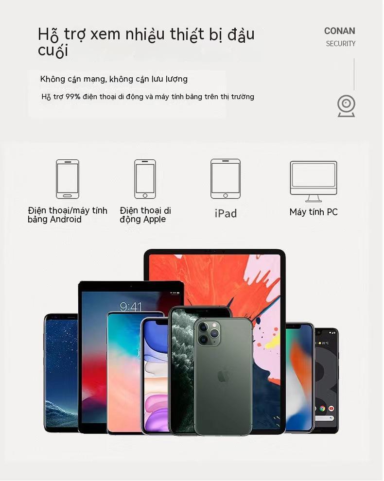 Bóng đèn hình ảnh máy ảnh không dây 360 độ panoramic bóng đèn điện thoại di động WiFi ở xa màu sắc Đèn giám sát