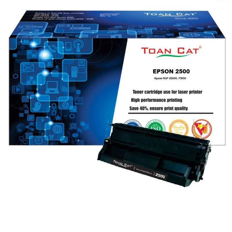 Hộp mực in Toàn Cát - 2500 dùng cho máy in Epson ELP 2500, 7900 - HÀNG CHÍNH HÃNG