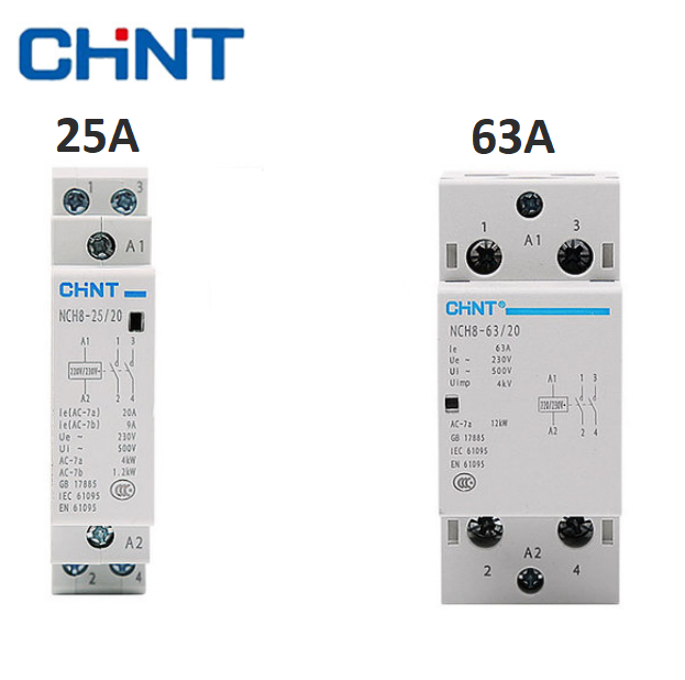 Khởi đông từ, contactor Chint 25A,40A và 63A 220V