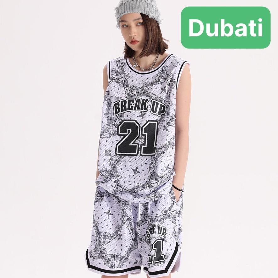 SET ĐỒ BỘ NAM NỮ UNISEX BA LỖ BÓNG RỔ 21 HỌA TIẾT THOÁNG MÁT- DUBATI FASHION