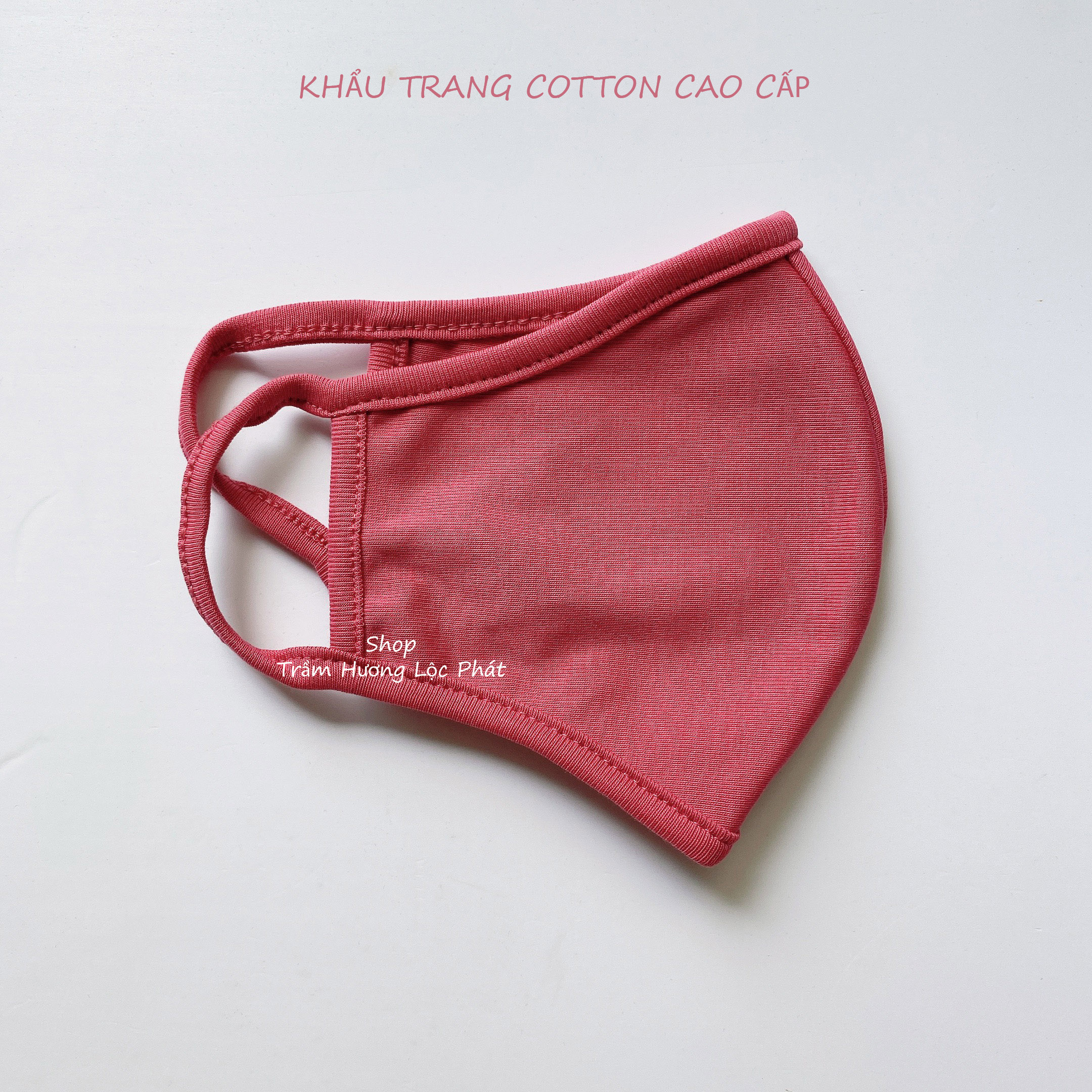 Khẩu Trang Vải Nam Nữ Khẩu Trang Màu Hồng Quyến Rũ Cotton Nhật Cao Cấp Chống Nắng Combo 10 Cái