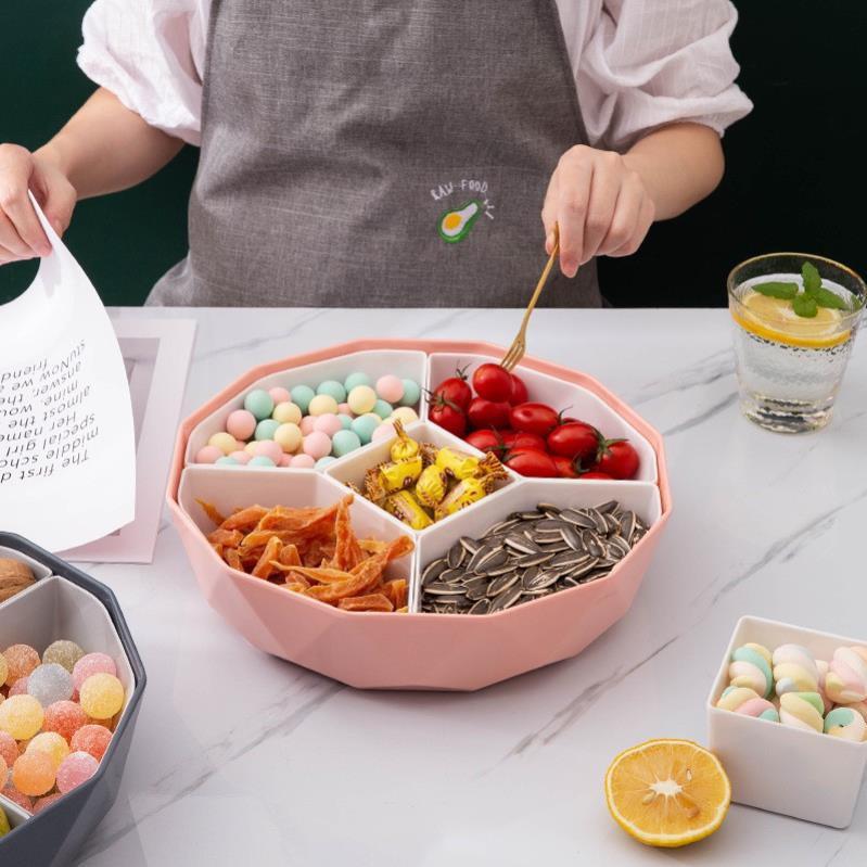 Khay Đựng Mứt Tết Trang Trí Phòng Khách Kiểu Dáng Bắc Âu