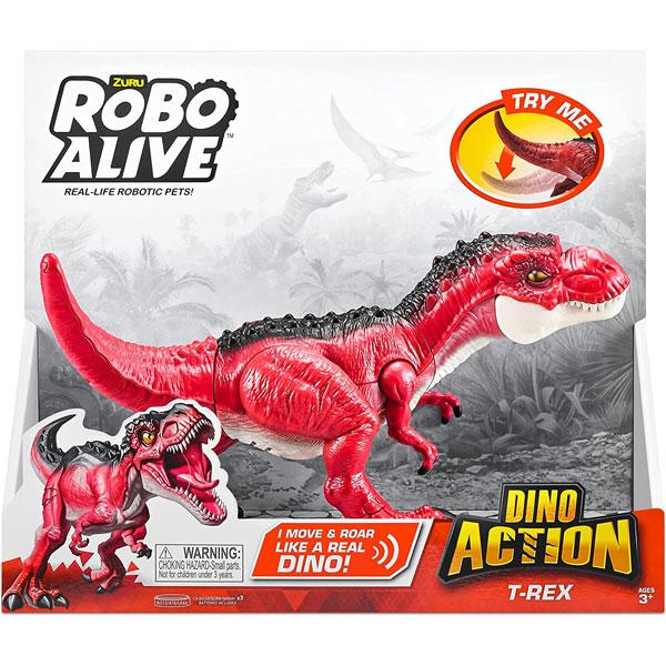 Đồ Chơi Mô Hình Khủng Long Bạo Chúa T-Rex - Zuru Robo Alive 7171 - Màu Đỏ