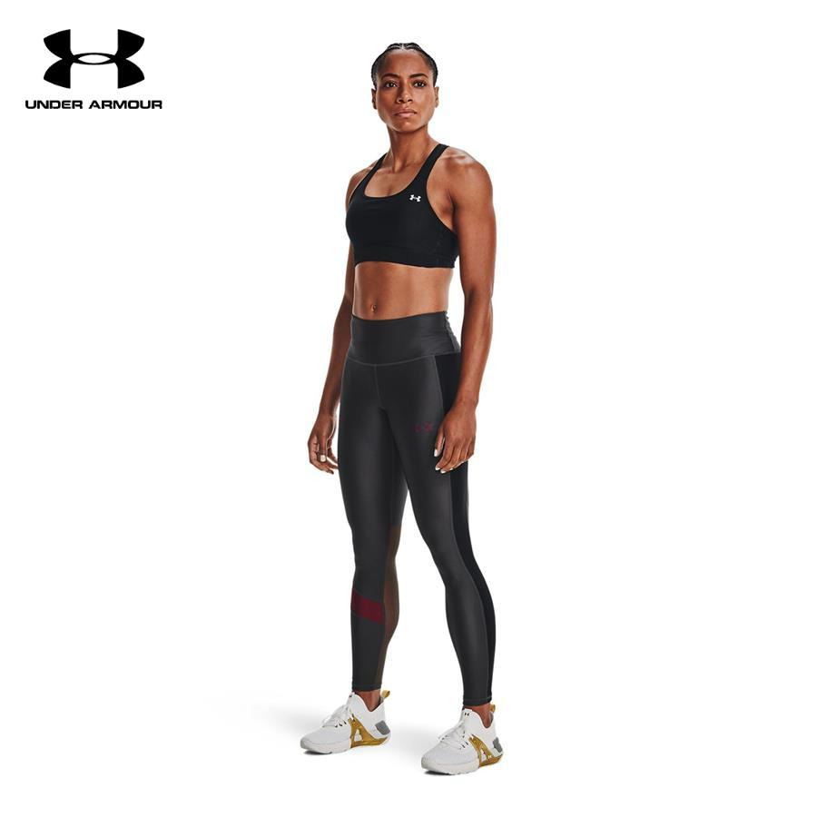 Quần legging thể thao nữ Under Armour Project Rock HeatGear No Slip Waistband Full Length - 1369258-010