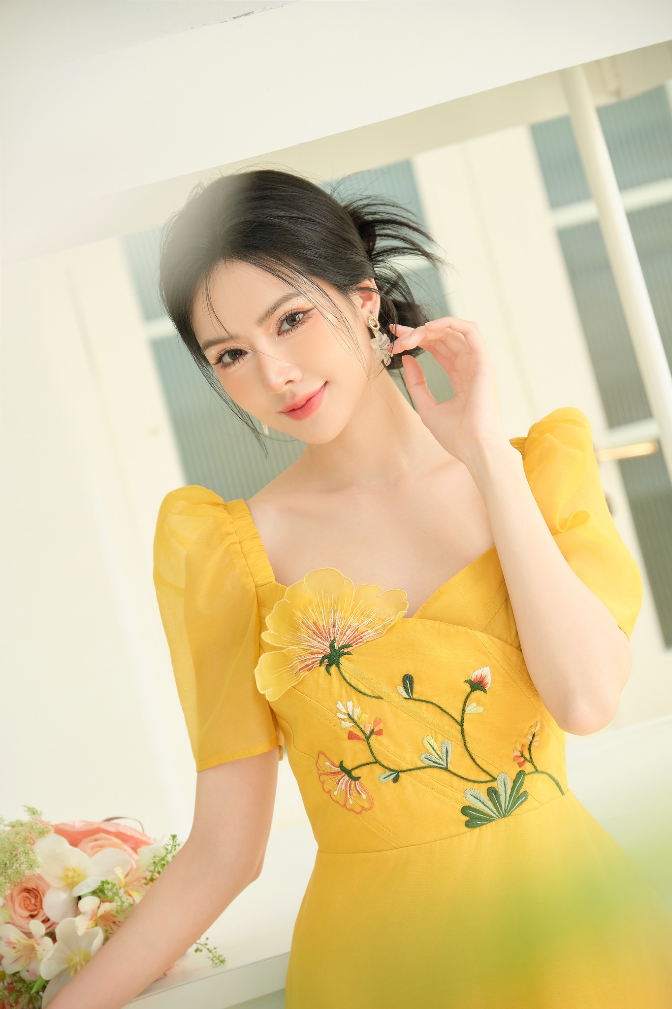 OLV - Đầm Saylor Embro Dress