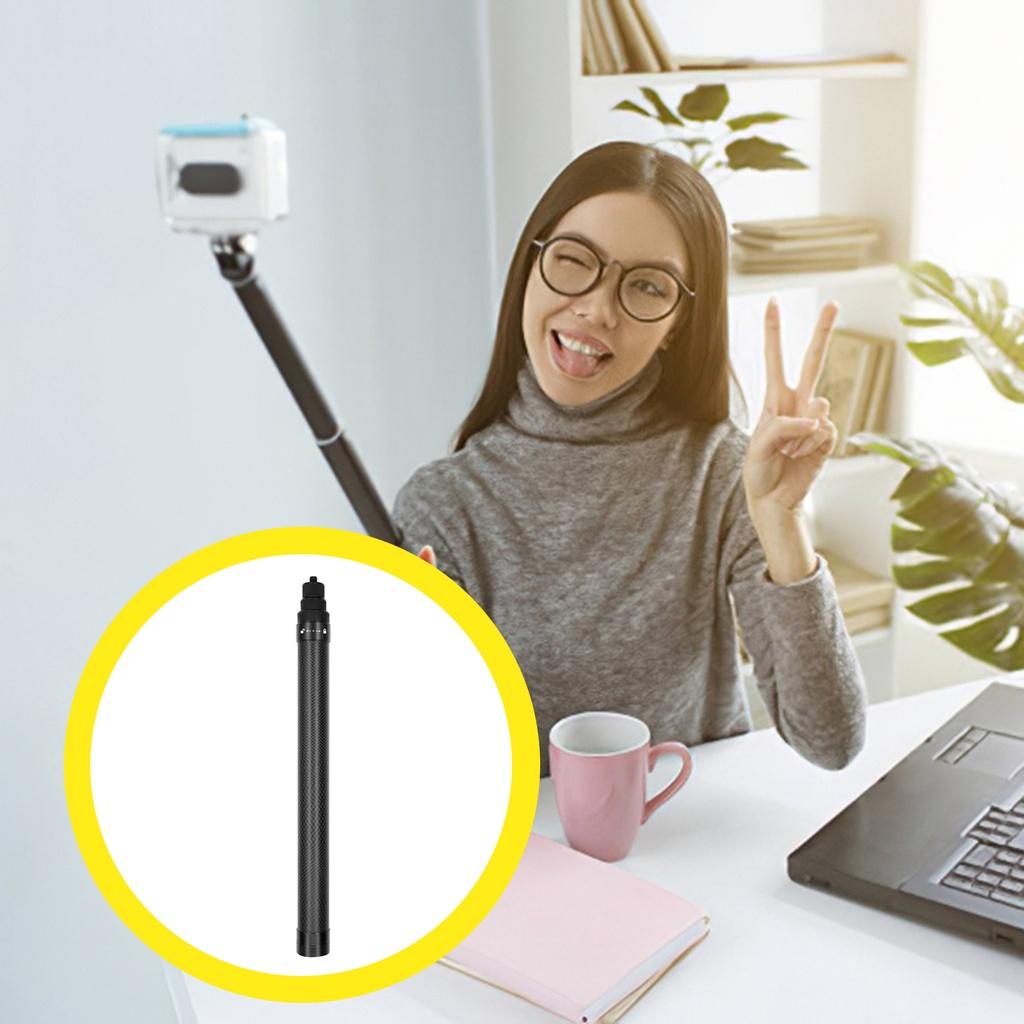 1 5m Selfie Stick Telescopic Selfie Stick Ultralight Carbon Fibre Selfie Rod Standard 1/4 Thread Portable Selfie ELEN