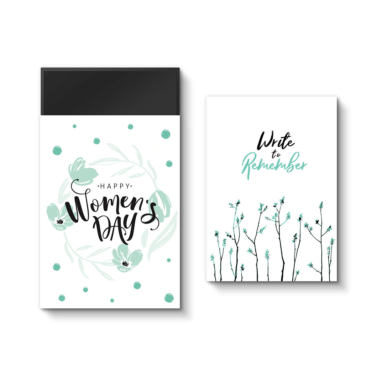 Hộp quà sổ SDstationery mẫu Happy Women's Day - Sổ mở phẳng A5 Write to remember (mẫu hộp ngẫu nhiên)