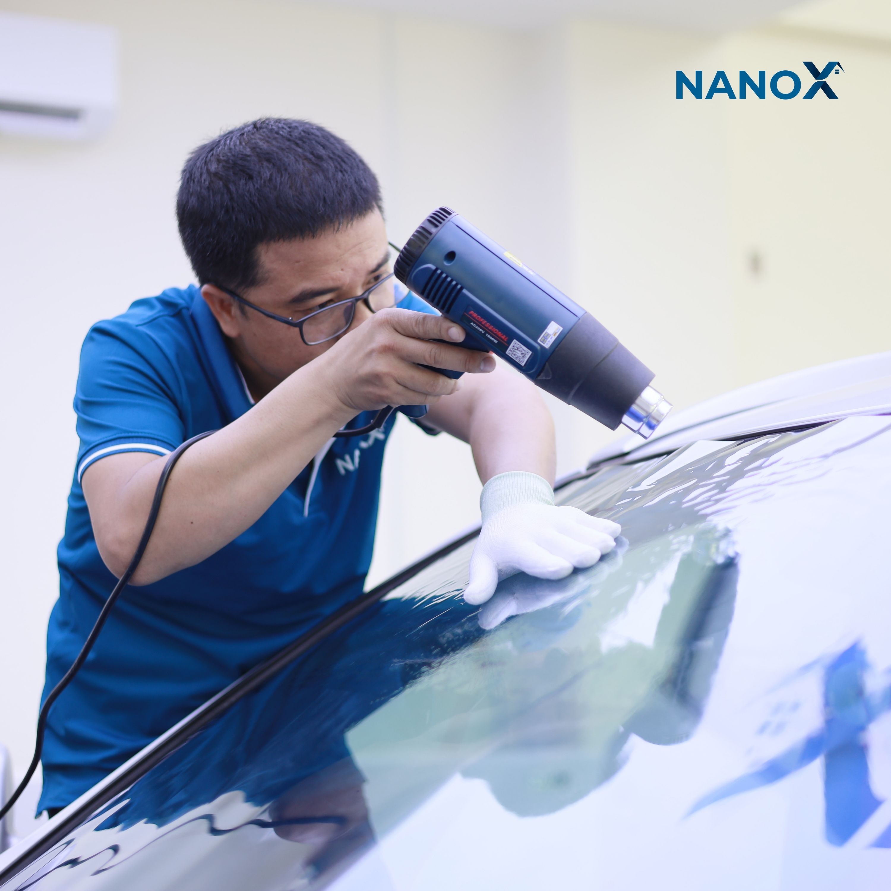 Phim cách nhiệt kính lái ô tô chống nắng nóng, giảm chói, tầm nhìn sáng rõ NanoX