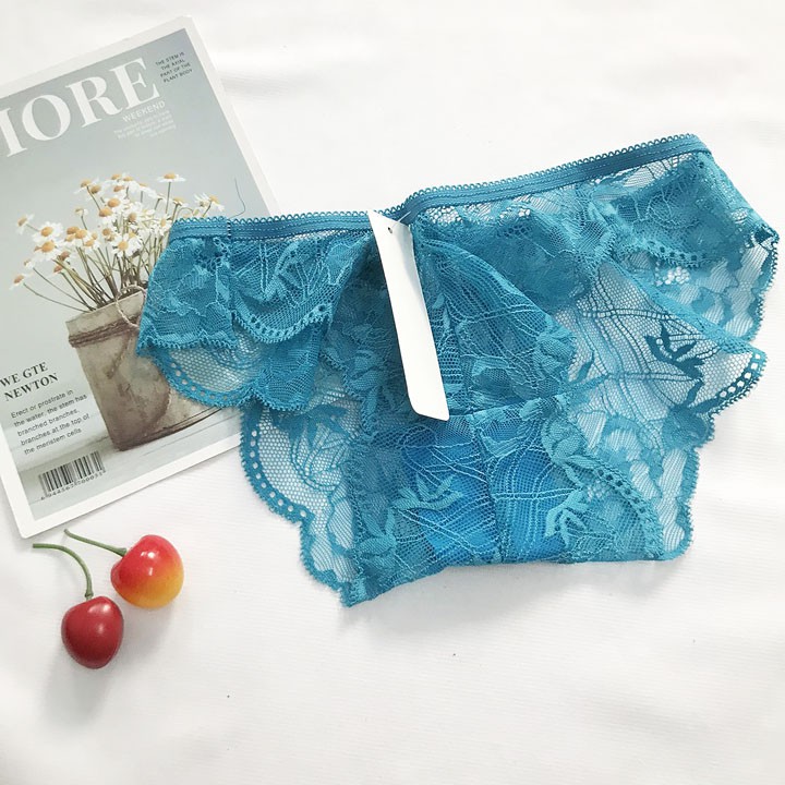 Quần lót nữ toàn ren mềm freesize cỡ M từ 40-43kg - QL09