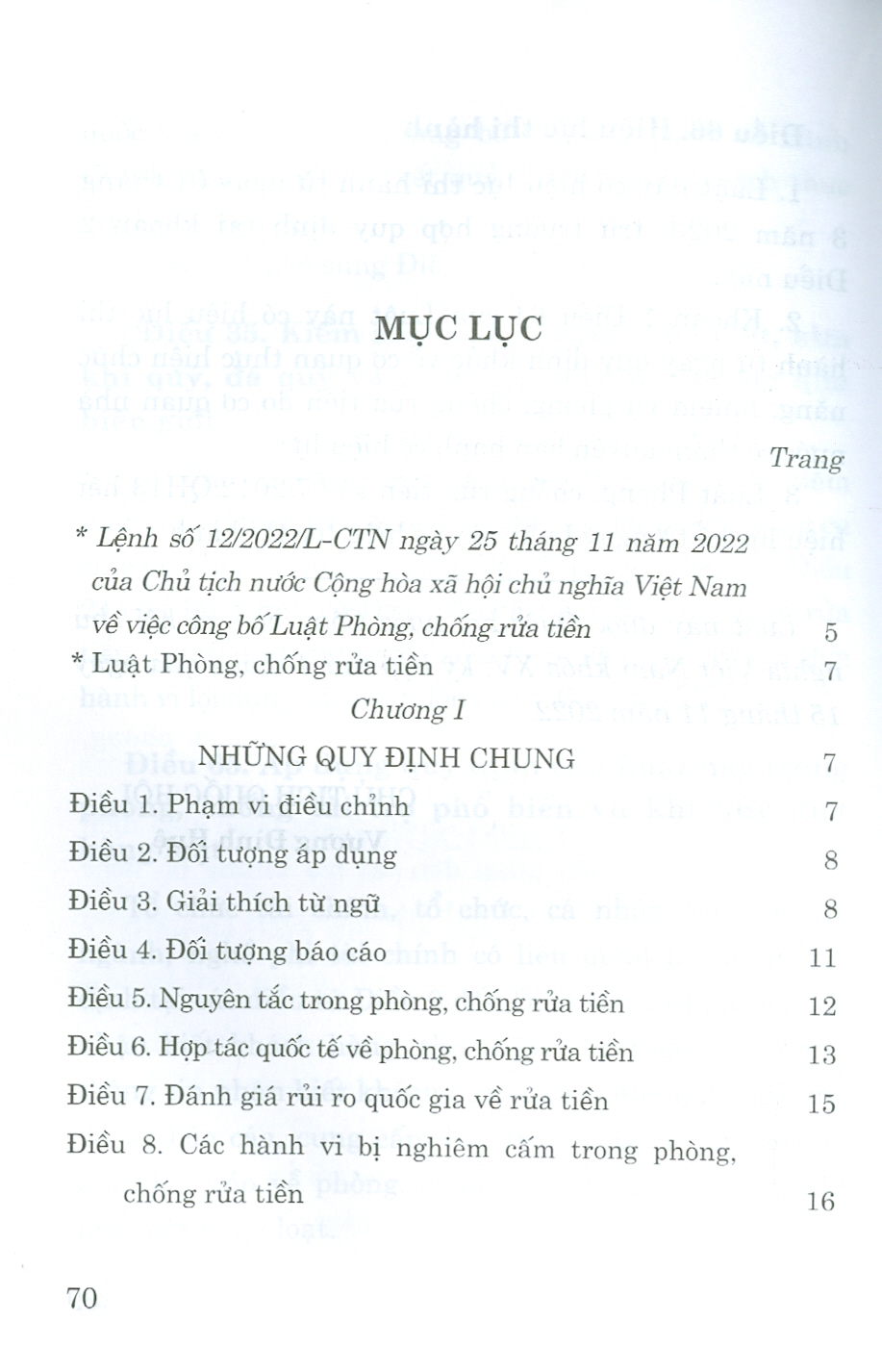 Luật Phòng, Chống Rửa Tiền