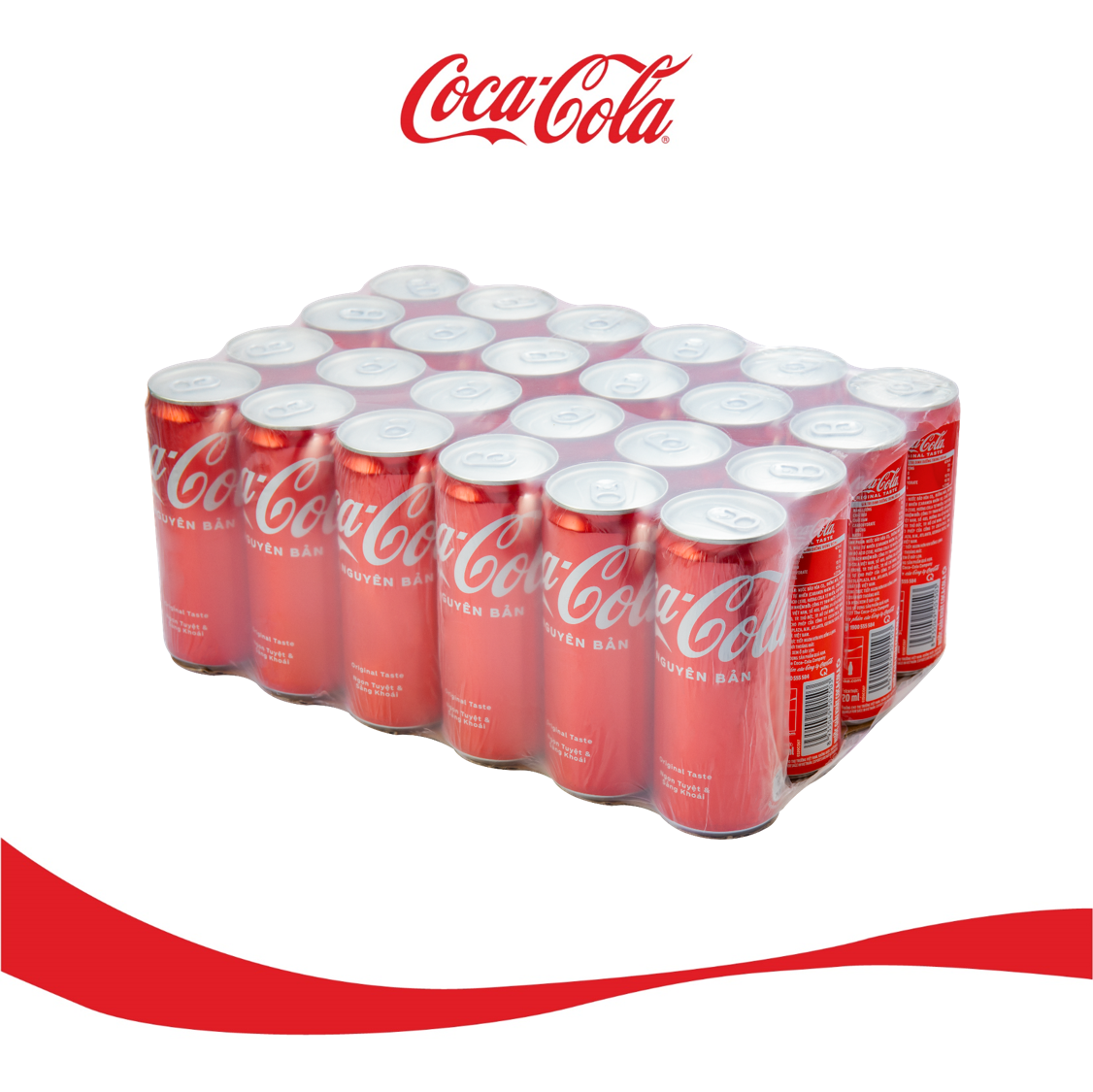 Thùng 24 Lon Nước Giải Khát Coca-Cola vị Nguyên Bản Original ...