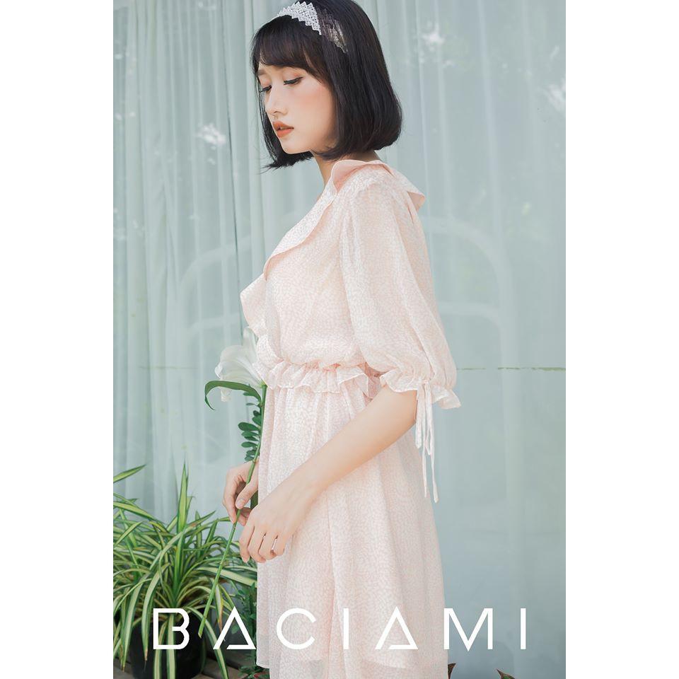 Baciami-Đầm Voan Hoa Eo Thun