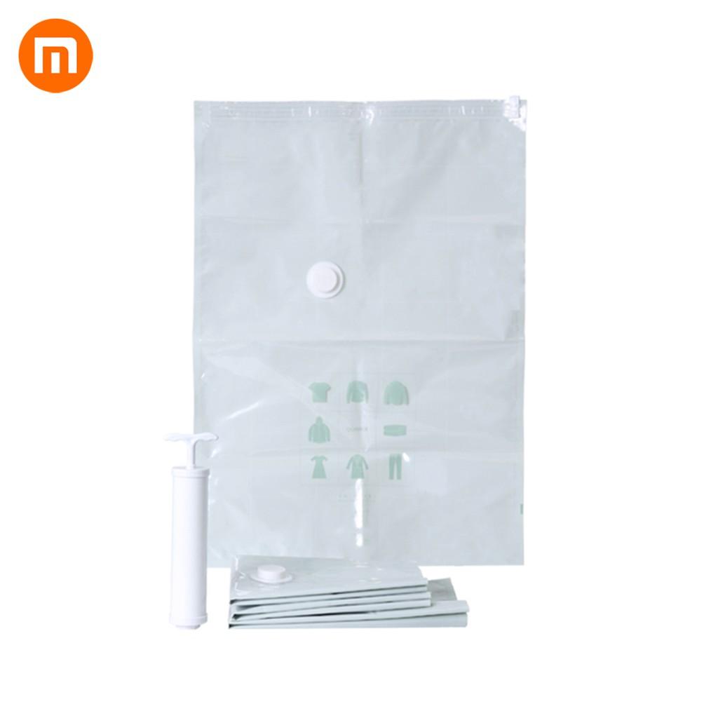 Túi hút chân không Xiaomi Quange trong suốt lưu trữ quần áo gọn hàng tiết kiệm không gian
