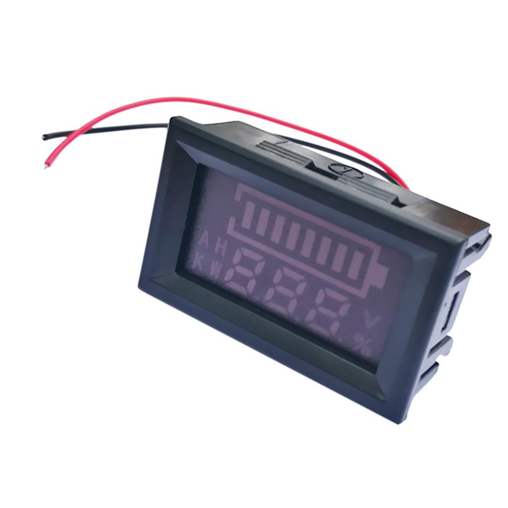 Acid Lead Lithium Battery Indicator Capacity Digital LED Tester Voltmeter